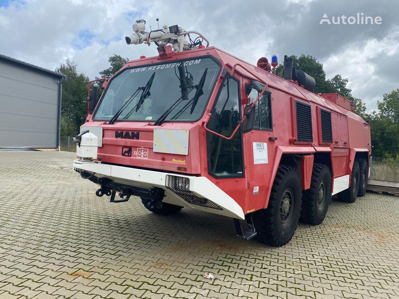 Купить аэродромный пожарный автомобиль MAN 36.1000 VFAEG 8x8 1000PS  Германия Eurasburg, QJ40403