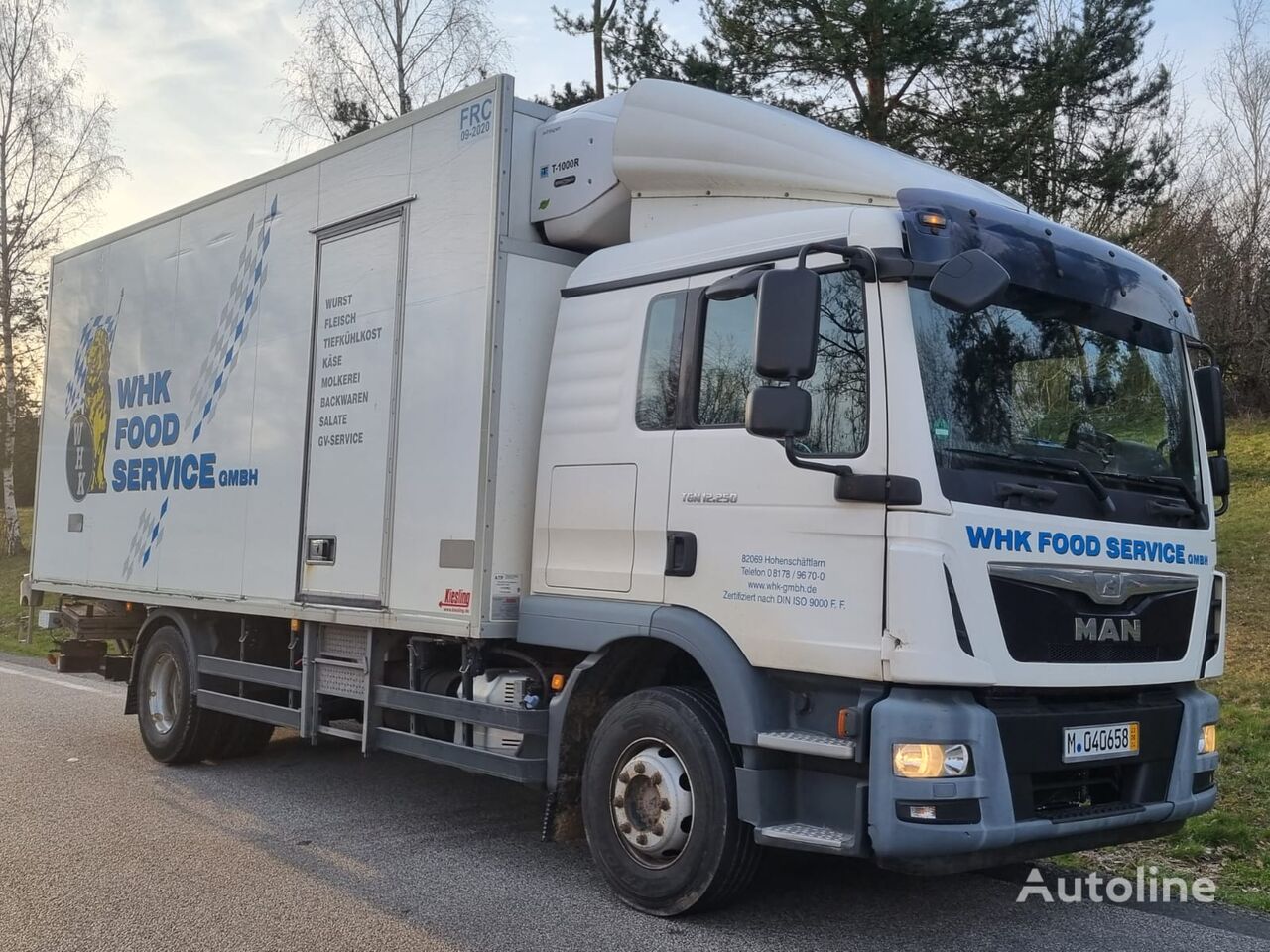 Купить авторефрижератор MAN TGM 12.250 / CHŁODNIA / WINDA / T-1000R / EURO  6 Польша Kielce, BM39343