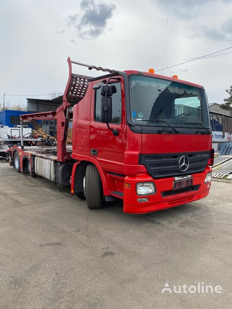 автовоз Mercedes-Benz Actros + прицеп автовоз