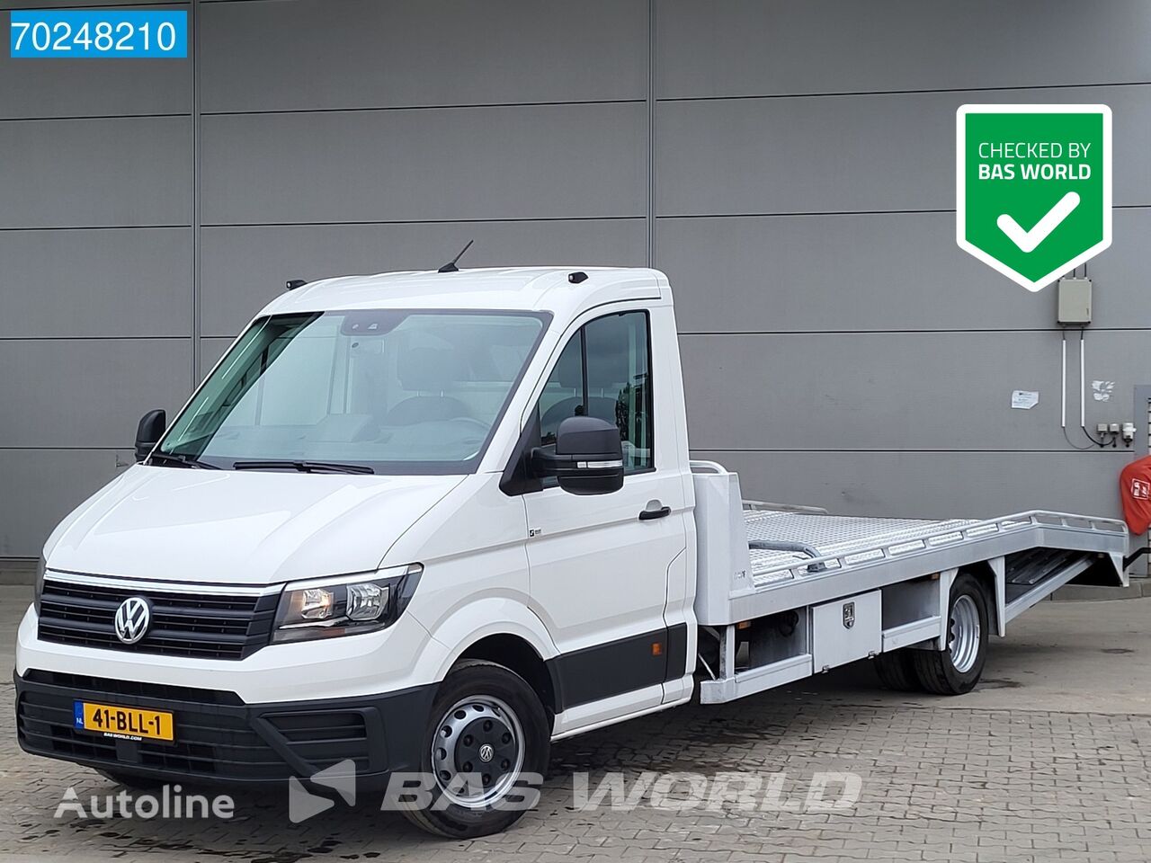 Купить автовоз Volkswagen Crafter 177pk 5Tons Tijhof Autotransporter  Cartransporter Oprijw Нидерланды Veghel, DG40414