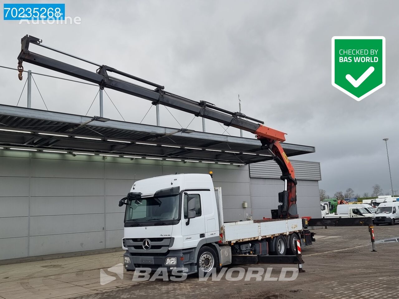 бортовой грузовик Mercedes-Benz Actros 2544 6X2 Palfinger PK53002 Kran Crane 6x2*4 Euro 5