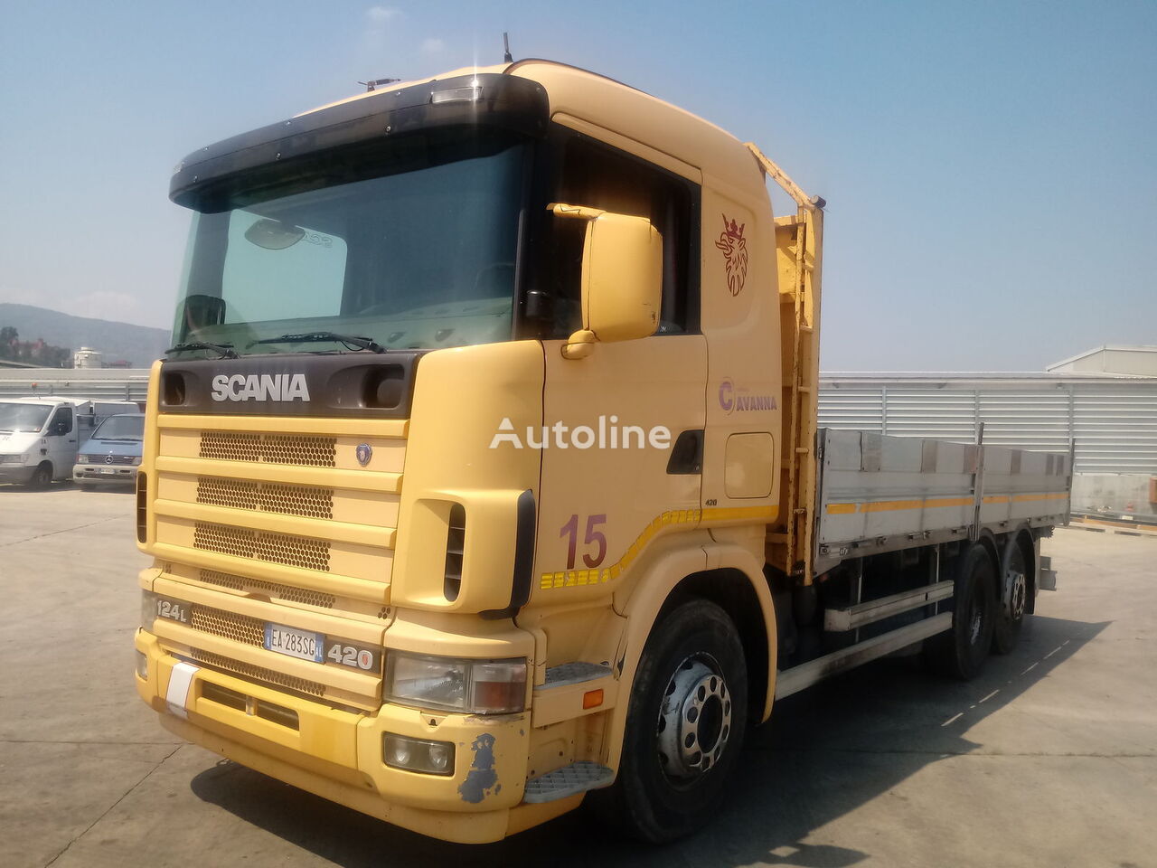 бортовой грузовик Scania 124 LB 420