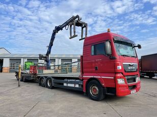 бортовой грузовик MAN TGX 26.440 BRICK GRAB OUTFIT + бортовой прицеп