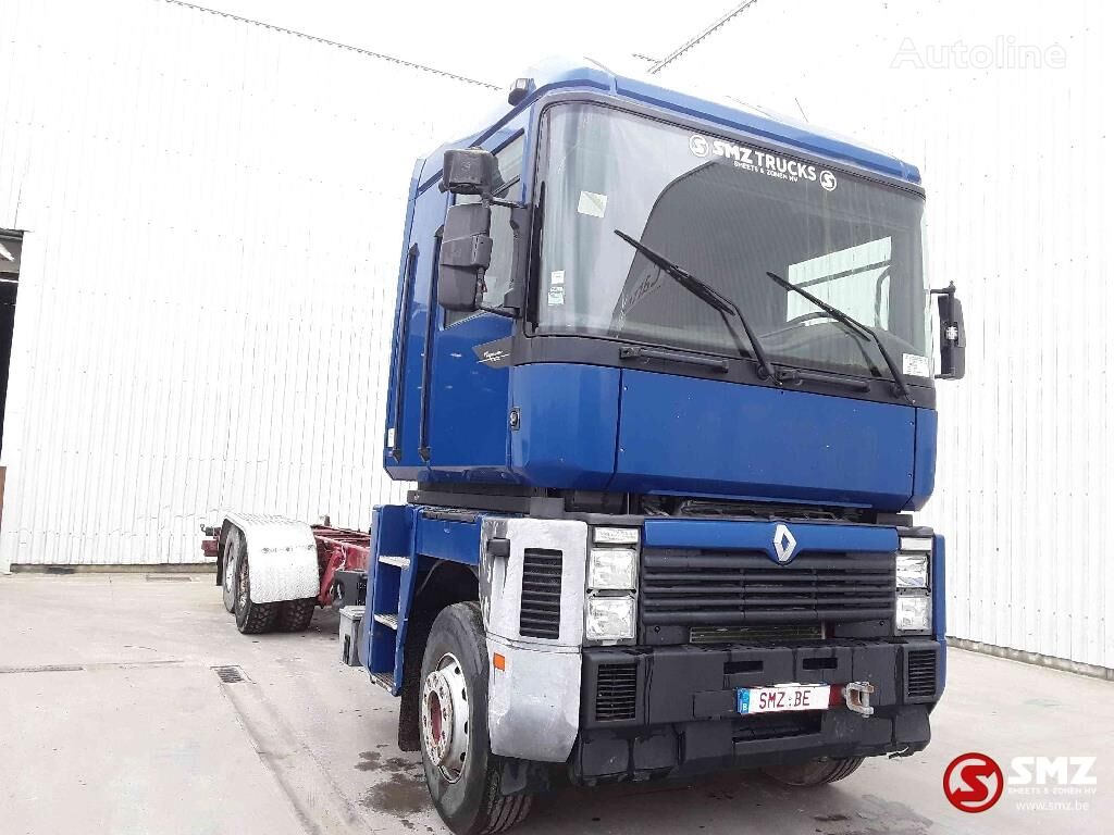 Купить грузовик шасси Renault Magnum 390 manual pump 6x2 Бельгия Bree,  QD39981