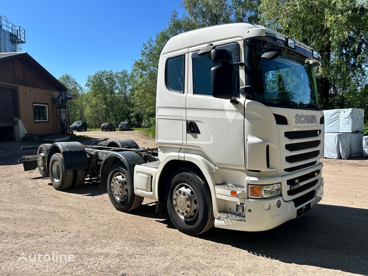 грузовик шасси Scania G480 8x2 RETARDER ADR