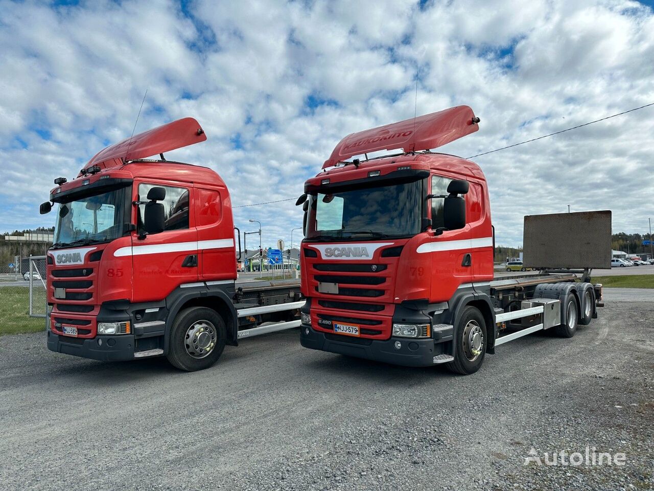 Купить грузовик шасси Scania R490 Финляндия FORSSA, FV40349