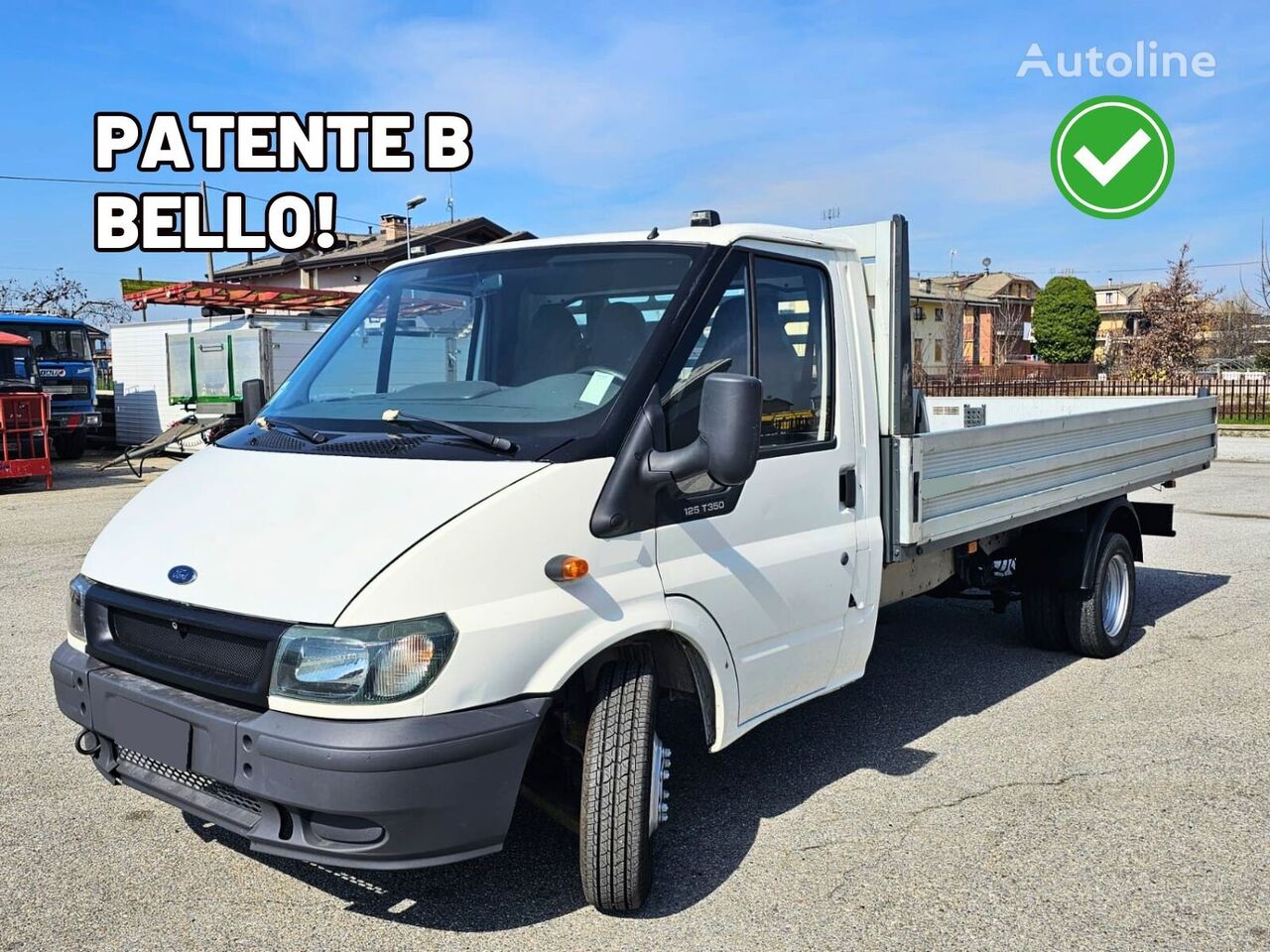 Купить бортовой грузовик < 3.5т Ford Transit 125 T350 Patente B Италия San  Lorenzo, PF39306