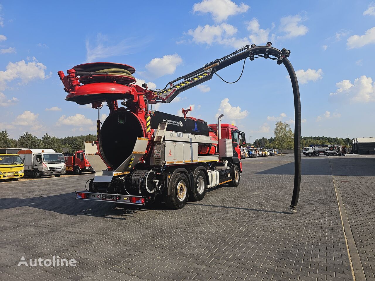 Купить комбинированную каналоочистительную машину MAN WUKO LARSEN for  collecting liquid waste Польша Niwy, AP36238