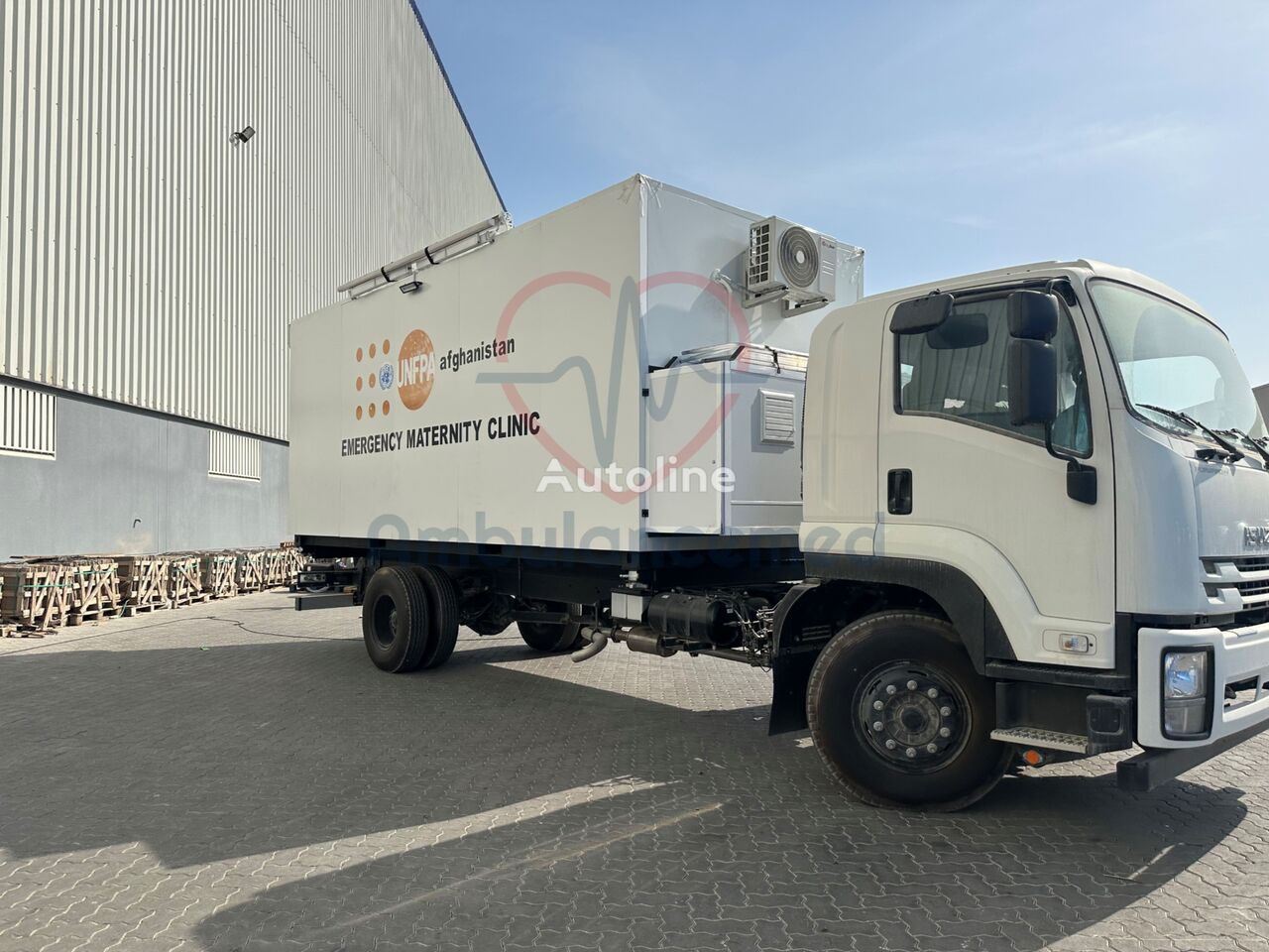 Купить машину скорой помощи Isuzu TRUCK AND 20 FT CONTAINER (MOBILE  MATERNITY CLINIC) Турция ANKARA, NJ35912