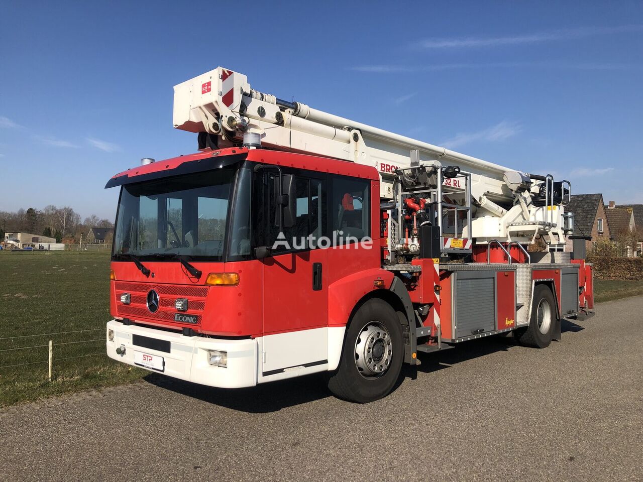 Купить пожарную машину Mercedes-Benz Econic 1828 F Bronto TMB Aerial  Platform F32 Нидерланды Annen, QJ28549