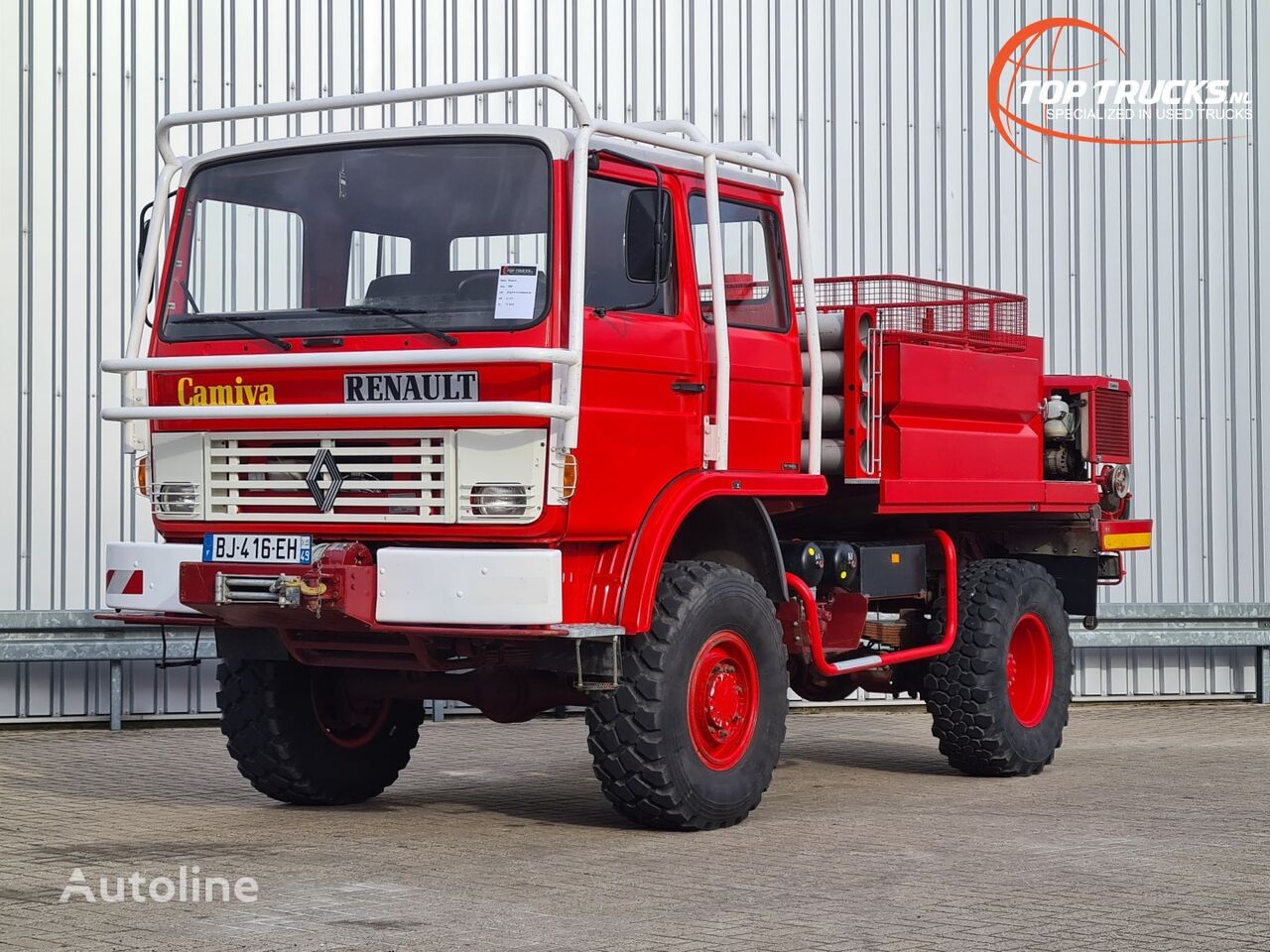 Купить пожарную машину Renault 110 150 4x4 -Feuerwehr, Fire brigade - 1.500  ltr watertank - Exp Нидерланды Tilburg, MN36079