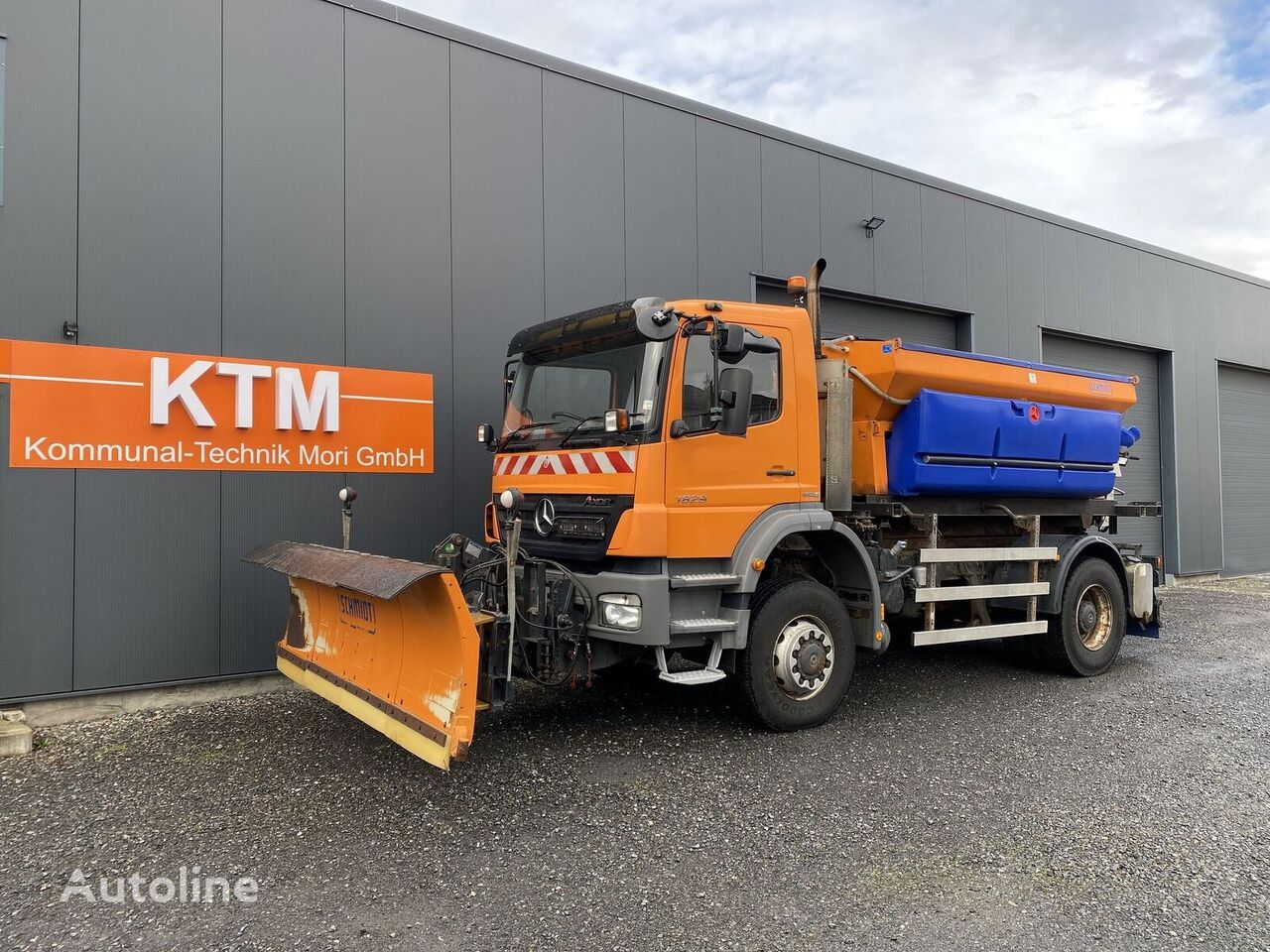 Купить снегоуборочная машина Mercedes-Benz Axor 1829 4x4 Allrad  Winterdienst Schmidt RHD Германия Oberhausen, LB33091