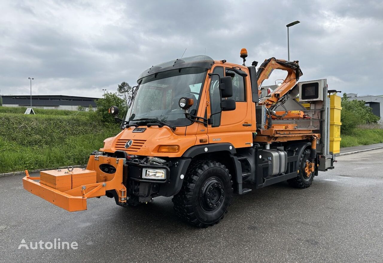 Купить универсальную коммунальную машину Mercedes-Benz Unimog U400  Швейцария Oberhasli, ML34217