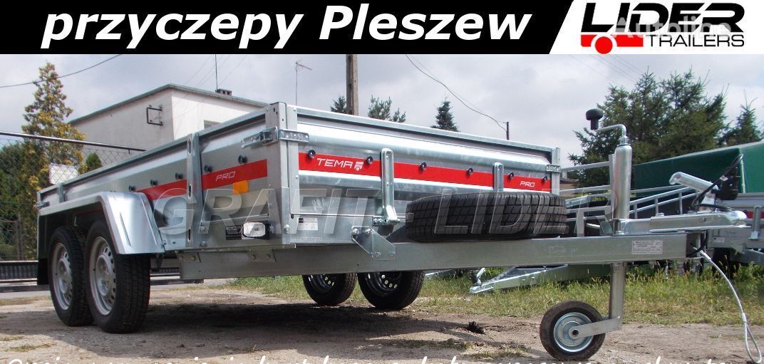 новый легковой прицеп Temared TM-016 przyczepa lekka 300x150x35cm PRO 3015/2, 2x oś NH 750kg