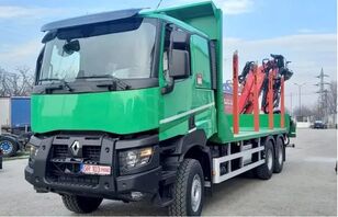 новый лесовоз Renault K520 6x4 Darus PALFINGER EPSILON Q150Z96