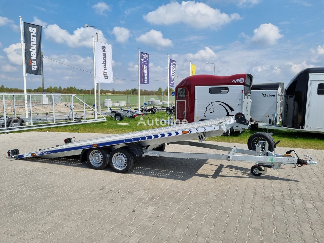новый прицеп автовоз Lorries PLI-35 5021 car trailer 3.5t GVW tilting platform 500 x 210 cm