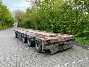 прицеп низкорамная платформа GS Meppel - AI-3700 S - LIFTAS - ACHTERBORD UITSCHUIFBAAR - CONTAINER GELE