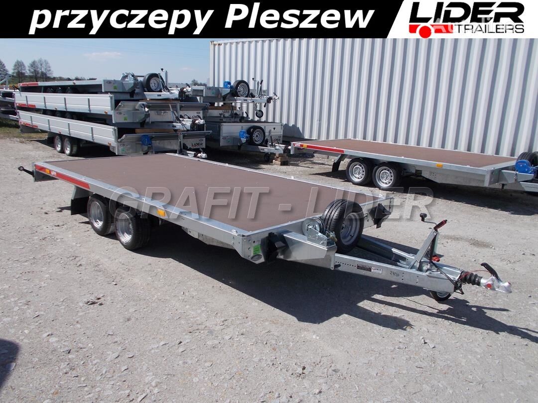 новый прицеп платформа Tema TM-208 przyczepa 400x216cm, Carplatform 4021, laweta, platforma