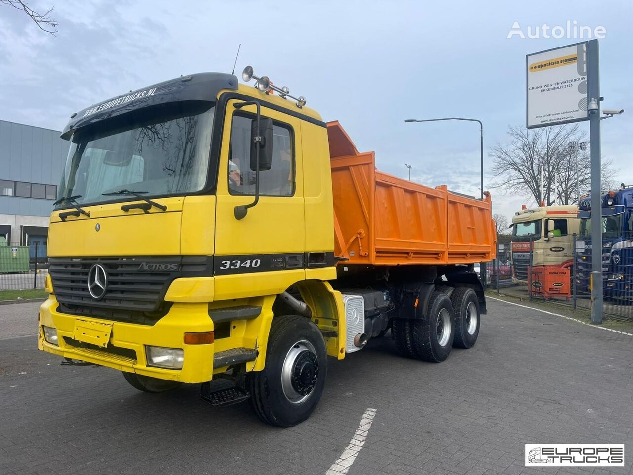 Купить самосвал Mercedes-Benz Actros 3340 Full Steel - EPS 3 Ped - 6x6  Нидерланды Son en Breugel, RV38895