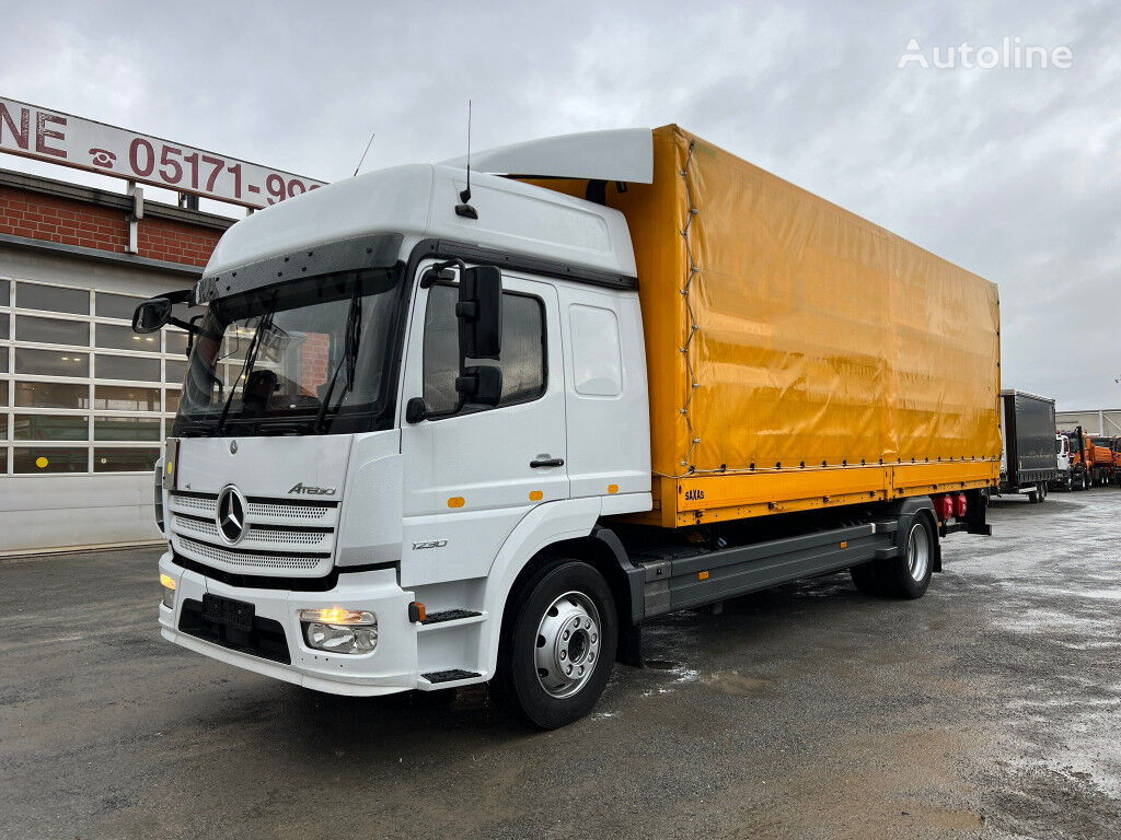 тентованный грузовик Mercedes-Benz Atego 1230 L Pritsche LBW Lg.Fhs Hochd. 7,2m+LBW