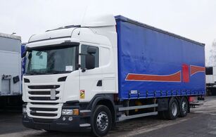 тентованный грузовик Scania G 320 6X2 / FIRANKA/ STANDARD / AUTOMAT / EURO 6 / OŚ PODNOSZONA