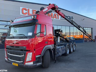 тросовый мультилифт Volvo FM 500 8x4 Euro 6 Tridem HMF 26 Tonmeter laadkraan