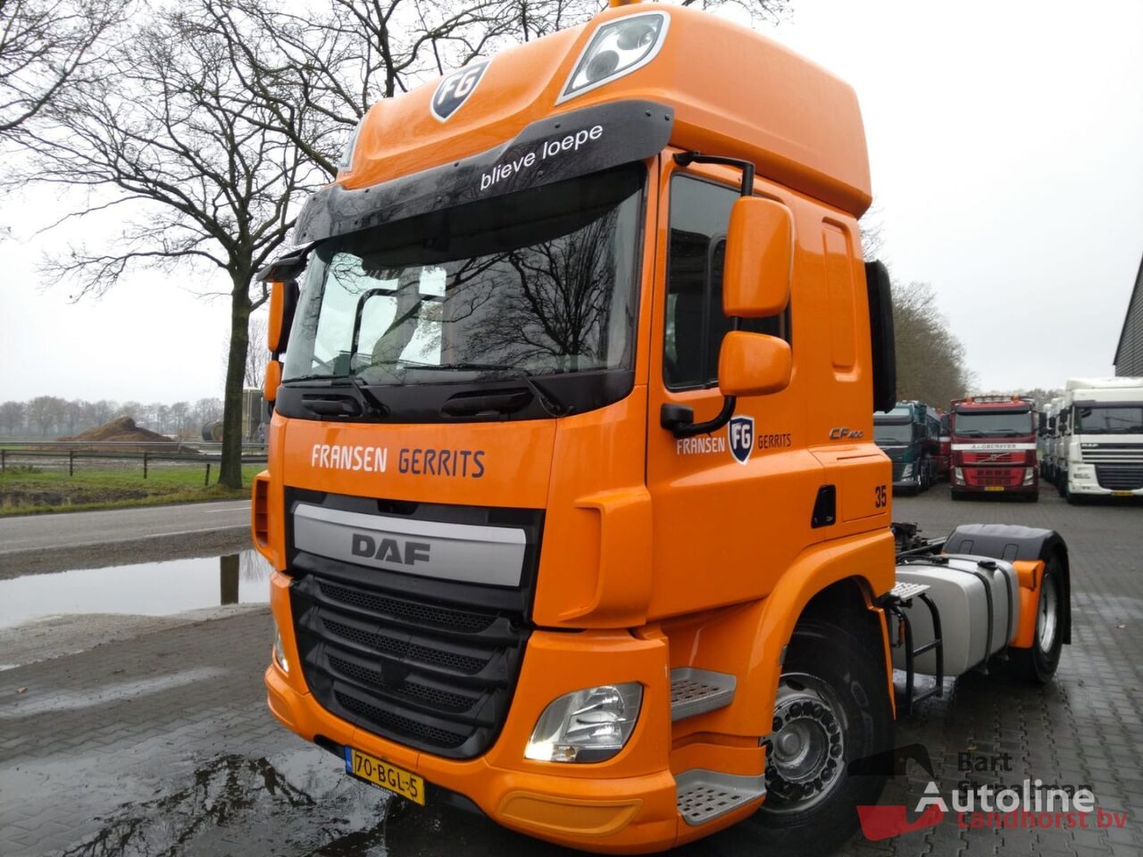 тягач DAF CF 400 FT 4x2 Euro 6 trekker 604208 km