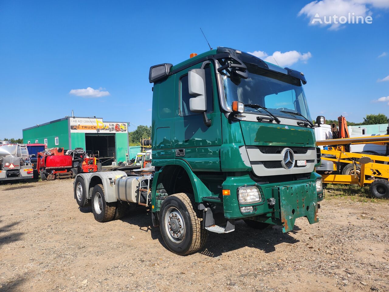 Купить тягач Mercedes-Benz ACTROS MP3 2644 6X4x4 3341 6X6 GG 80TON  czołownica do pługa Польша Nowe Iganie, GR34746